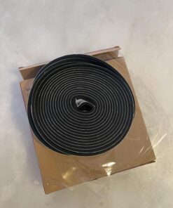 MAGZO Weather Stripping Door Seal, 1/2 Inch Wide X 1/8 Inch Thick Adhesive Foam Tape Soundproof Weatherstripping for Windows, 3 Rolls Total 50FT Black 1/2in * 1/8in * 50FT 35 71twJSwUpBL