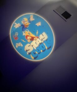 Projectables Disney Mickey and the Roadster Racers LED Kids Night Light, Projector, Plug-in, Dusk to Dawn Sensor, for Hallway, Bedroom, Nursery, Playroom, Gaming Room, 11739 Mickey Mouse 21 71twNN1C YL