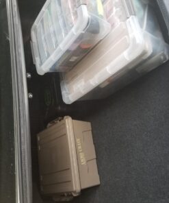 MTM ACR8-72 Ammo Crate Utility Box | Ammo, Survival or Hunting Gear Storage | O-Ring Seal for Water Resistant Dry Storage | Double Padlock tapped for Security | Carries 85lbs of Gear | Dark Earth 40 71twTOZD 0L