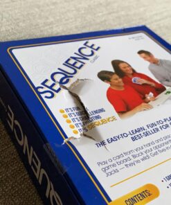 SEQUENCE- Original SEQUENCE Game with Folding Board, Cards and Chips by Jax ( Packaging may Vary ) White, 10.3" x 8.1" x 2.31" Multicolor 28 71twvZ3ezsL
