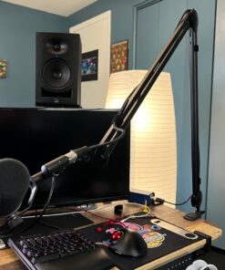 Samson MBA28 28” Broadcasting Microphone Boom Arm for Podcasting and Streaming,Black 28" 67 71txipJ1PFL