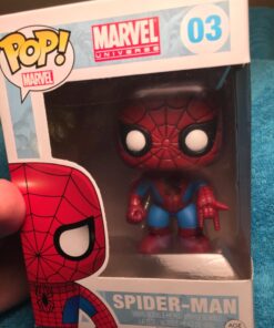 Funko POP! Marvel 4 Inch Vinyl Bobble Head Figure - Spider Man 25 71txvkRjU1L