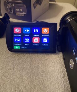 4K Video Camera Camcorder, 30MP UHD Wifi IR Night Vision Video Recorder with IR Flashlight, Vlogging Camera for YouTube Filming, 30X Digital Zoom Touch Screen Video Camera with Remote, Wide Angle 79 71ty2i4UVL