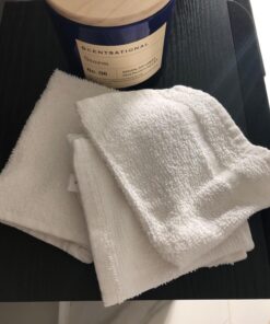 Pacific Linens 24-Pack White 100% Cotton Towel Washcloths, Durable, Lightweight, Commercial Grade and Ultra Absorbent 1 20 71tyHDLRTBL