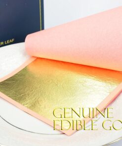 Alternative view of Barnabas Blattgold: Edible Genuine Gold Leaf Sheets - 10 Sheets (Loose Leaf), 3 1/8 inches Booklet, Professional Quality 10 Sheets (Pack of 1)