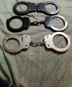 VIPERTEK Double Lock Steel Police Edition Professional Grade Handcuffs (Black) 25 71tyuzPuSZL