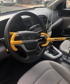 Winner International The Club 3000 Twin Hooks Steering Wheel Lock, Yellow 27 71tyzkKsasL