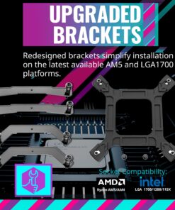 Cooler Master Hyper 212 Black CPU Air Cooler, SickleFlow 120 Edge Fan, Aluminum Top Cover, 4 Copper Heat Pipes, CryoFuze, 152mmTall,Brackets AMD Ryzen AM5/AM4, Intel LGA1700/1200 (RR-S4KK-25SN-R1) 37 71u DI1yBxL