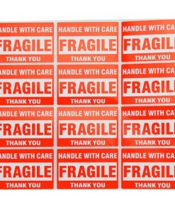 MFLABEL® 6 Rolls Dymo 1744907 Compatible Thermal Shipping Postage Label for 4XL Plus 24pcs Fragile Stickers 10 71u Glea5IL