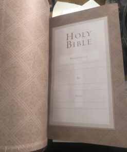 KJV Holy Bible, Giant Print Standard Size Faux Leather Red Letter Edition - Thumb Index & Ribbon Marker, King James Version, Dark Brown 82 71u U658seL