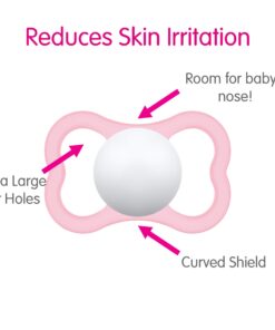 MAM Air Pacifiers (2 pack), MAM Sensitive Skin Pacifier 6+ Months, Best Pacifier for Breastfed Babies, Baby Boy Pacifiers, 6-16 (Pack of 2) Pacific Blue & Stone 2 Count (Pack of 1) 24 71u16JI99CL 1