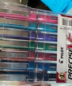 Pilot, Precise V5, Capped Liquid Ink Rolling Ball Pens, Extra Fine Point 0.5 mm, Assorted Colors, Pack of 7 27 71u17FqVVWL
