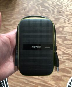 SP Silicon Power 2TB Rugged Portable External Hard Drive Armor A60 Shockproof USB 3.1 Gen1 for PC Mac Xbox and PS4 Black Black-Green 50 71u1JEh4UjL