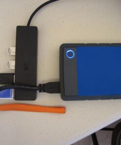 Anker 4-Port USB 3.0 Ultra Slim Data Hub for Macbook, Mac Pro/mini, iMac, Surface Pro, XPS, Notebook PC, USB Flash Drives, Mobile HDD, and More 0.7 ft USB-A 3.0 56 71u1Mwx5dYL