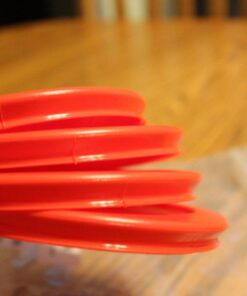 Pyrex 2 Cup Round Storage Cover #7200-pc for Glass Bowls (Pack of 4) - Red Color 1 12 71u1s7tfTL