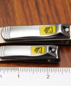 Nail Clippers Set - 2 Pack Stainless Steel Ingrown Toenail Tool, Professional Fingernail & Toenail Clippers for Thick Nails (Pedicure Nail Clippers) Silver 64 71u3EeAPSuL
