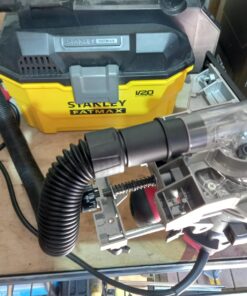 BOSCH RA1054 Deluxe Router Edge Guide with Dust Extraction Hood & Vacuum Hose Adapter 43 71u3GncZvIL