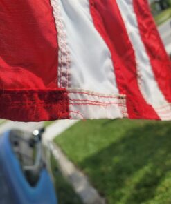 American Flags for Outside 3X5 -American Flag 3x5 with Embroidered Stars and Sewn Stripes US Flag 3x5 Heavy Duty Outdoor Made in USA for High Wind- All Weather Flags 3 by 5 Foot 42 71u3ictAwFL