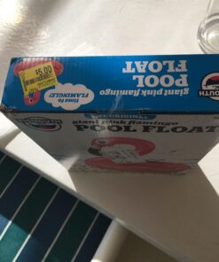 BigMouth Inc. Pink Flamingo Pool Float, Inflates to Over 4ft. Wide, Funny Inflatable Vinyl Summer Pool or Beach Toy, Patch Kit Included 45 71u3q9QfI1L