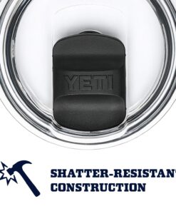 YETI Rambler 20 oz Stainless Steel Vacuum Insulated Tumbler w/MagSlider Lid Navy 1 Count (Pack of 1) 26 71u45xEr93L
