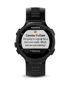 Alternative view of Garmin 010-01614-00 Forerunner 735XT, Multisport GPS Running Watch With Heart Rate, Black/Gray