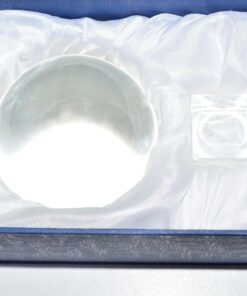 Amlong Crystal Meditation K9 Crystal Ball 3.25 inch (80mm) Diameter for Photography, Lensball, Decorative Ball with Free Crystal Stand and Gift Box, Clear 49 71u54hHwpL