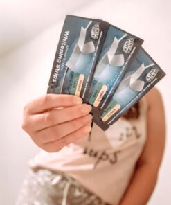 Dental Duty Sensitive Teeth Whitening Strips – Professional Vegan Stain Remover White Strips for Sensitive Teeth for Coffee & Tea Stains – Get A Lighter Shade After One Application – 28 Strips 47 71u5i5wjhFL