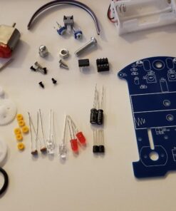 MiOYOOW Practice Soldering Learning Electronics Kit Smart Car Soldering Project Kits Line Following Robot Beginners DIY Electronics Education School Competition W/English Manual 1 Pack-soldering Tracking Car(dc Motor) 48 71u5u9q8hML