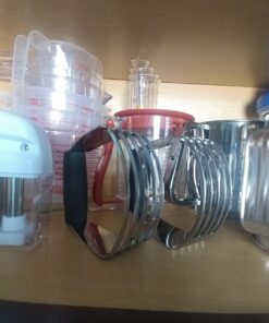 Spring Chef Dough Blender, Top Professional Pastry Cutter with Heavy Duty Stainless Steel Blades, Medium Size, Black 3" Medium 51 71u6StYBuXL