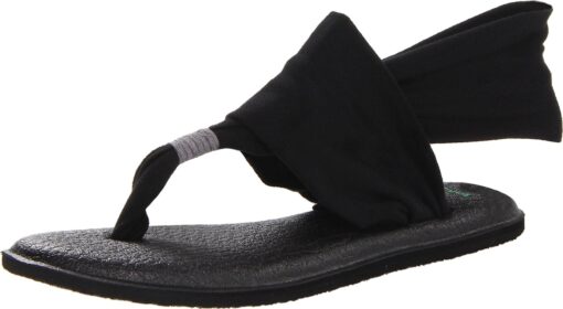 Sanuk Women's Yoga Sling 2 Sandal 5 Black