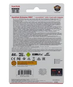 SanDisk Extreme PRO 32GB UHS-I/U3 Micro SDHC With 4K Ultra HD Ready-SDSDQXP-032G-G46A (Label May Change) 6 71u8AMkT4dL