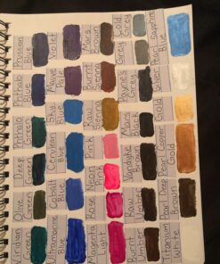 ARTEZA Acrylic Paint, Set of 60 Colors, 0.74 oz/22 ml Tubes, includes 5 Metallic Colors, Rich Pigments, Non-Fading, Non-Toxic Paints for Artist & Hobby Painters, Art Supplies for Painting 60 x 22ml (0.74 fl oz) 49 71u92Y uysL