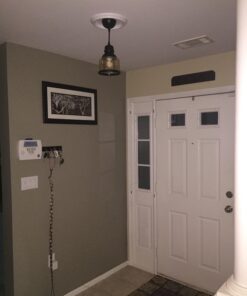 UNITARY Farmhouse Pendant Lights Kitchen Island, Kitchen Light Fixtures, Rustic Dining Room Light Fixture with 3 E26 Bulb Sockets, Black Metal and Glass Jar Chandelier, Ceiling Pendant Light Fixtures 34 71u9Ih04MiL