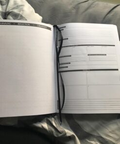 Panda Planner Undated Weekly Planner - 12 Month Organization - Productivity & Happiness - Journal - Daily Gratitude - Bonus Monthly Agenda - Black - Softcover 38 71uB8cLOQjL