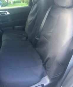 OxGord Car Seat Cover - Poly Cloth Solid Black with Front Low Bucket and 50-50 or 60-40 Rear Split Bench - Universal Fit for Cars, Truck, SUV, Van 38 71uBMEyWEnL