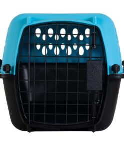 Alternative view of Petmate Pet Porter Fashion Dog Kennel 19", Scuba Blue, for Pets up to 10lbs, Made in USA 19.0"L x 12.5"W x 10.0"H Bright Blue