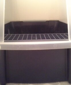 IRIS USA Large Split-Hood Cat Litter Box with Scoop and Grate, Blue Split Hooded - Navy 46 71uD60pk4YL