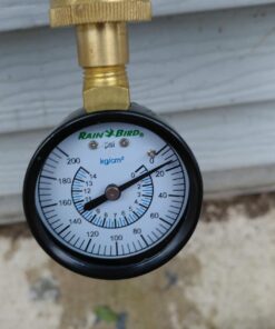 Rain Bird P2A Water Pressure Test Gauge, 3/4" Female Hose Thread, 0-200 psi 37 71uDF6UKzsL