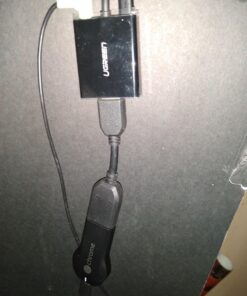 UGREEN HDMI to VGA, HDMI to VGA Adapter Connector(Female to Male) with 3.5mm Audio Jack Compatible with Monitor, PC, Xbox, TV Stick, Raspberry Pi, Nintendo Switch, Roku, Computer, Laptop 36 71uDZ1vJJxL