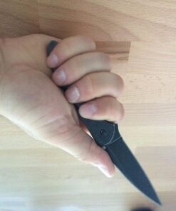 Kershaw Leek BlackWash Folding Pocketknife, 3" 14C28N Stainless Steel Blade, Assisted Opening Folding EDC 48 71uDvydLduL