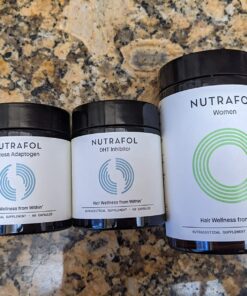 Nutrafol Men's Hair Growth Supplements, Clinically Tested for Visibly Thicker Hair and Scalp Coverage, Dermatologist Recommended - 1 Month Supply 62 71uEVHezrDL