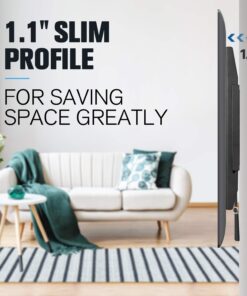Mounting Dream TV Mount Fixed for Most 26-55 Inch LED, LCD and Plasma TV, TV Wall Mount TV Bracket up to VESA 400x400mm and 100 LBS Loading Capacity, Low Profile and Space Saving Flat Mount MD2361-K 28 71uGyAHtyWL