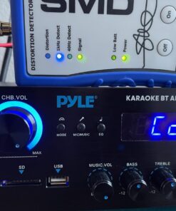 Pyle Bluetooth Home Audio Theater Amplifier Stereo Receiver 4 Channel 800 Watt Sound System w/MP3, USB, SD, AUX, RCA, FM,MIC, Headphone, Reverb Delay, LED Vol, for Home/Studio/Theater Speakers 23 71uI1DiWy L