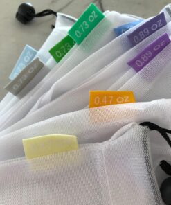 purifyou Reusable Produce Bags, Heavy Duty Double Stitched Washable Mesh Grocery Bag with Drawstring, Ideal for Farmers Market, Beach, and Refrigerator Storage, Set of 9 (XL, Large, Small) Set of 9 Mixed 43 71uI7S7AYxL