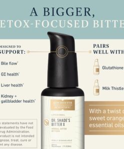 Quicksilver Scientific Dr. Shade's BitterX - Highly Concentrated Bitters for Digestion - Fast Acting Digestive Support & Liver Supplement with Dandelion Root, Gentian Root, Solidago & Myrrh (50ml) 9 71uJXY2hCSL