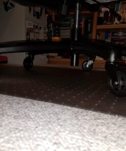 Office Chair Wheels Replacement Set of 5 - NO MORE CHAIR MATS - Office Chair Casters for HARDWOOD FLOORS - Smooth Rolling, Soft Rubber Desk Chair Wheels, Rollerblade Style Computer Chair Caster Wheels 30 71uJyfCcML