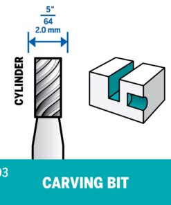 Dremel 193 High Speed Cutter Cylinder 3/64" 8 71uKKSK2pYL