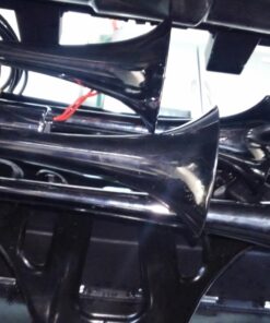 MPC 4 Trumpet Train Air Horn Kit - Fits Almost Any Vehicle: Truck, Car, Jeep, SUV. Includes Four Chrome Trumpets with All-In-One Air System: 110 PSI, 12-Volt Air Compressor, Tank, & More. Complete Kit 25 71uKKSse8rL 1