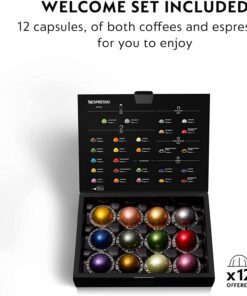 Nespresso VertuoPlus Deluxe Coffee and Espresso Machine by Breville with Milk Frother, 8 Ounces, Black Machine + Milk Frother 34 71uKsAj21HS