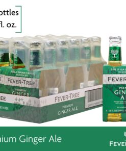 Fever Tree Ginger Ale - Premium Quality Mixer - Refreshing Beverage for Cocktails & Mocktails. Naturally Sourced Ingredients, No Artificial Sweeteners or Colors - 200 ML Bottles - Pack of 24 6.8 Fl Oz (Pack of 24) 14 71uKtfq8dL